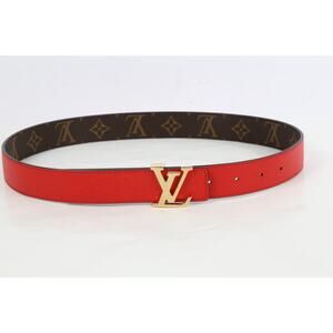 Louis Vuitton Monogram LV Initiales Reversible Belt Size 75/30 M0322